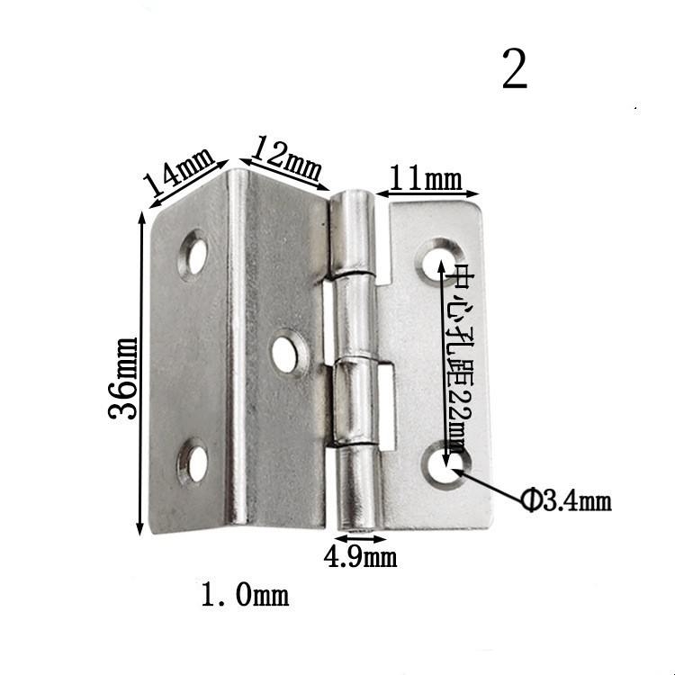 Tri-fold hinge with five holes