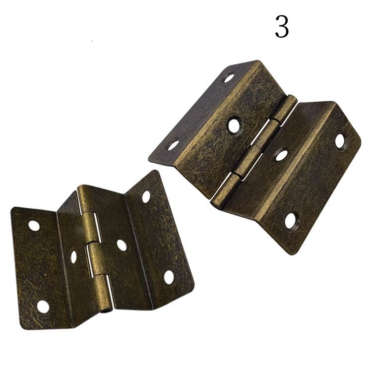 Four-fold hinge with six holes