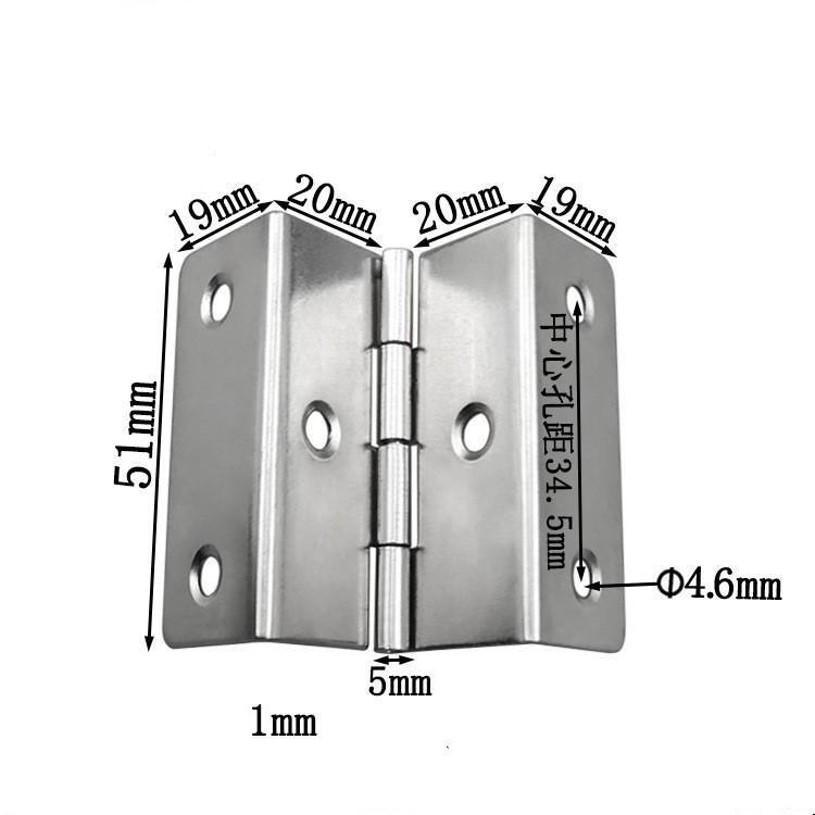 Four-fold hinge manufacturing