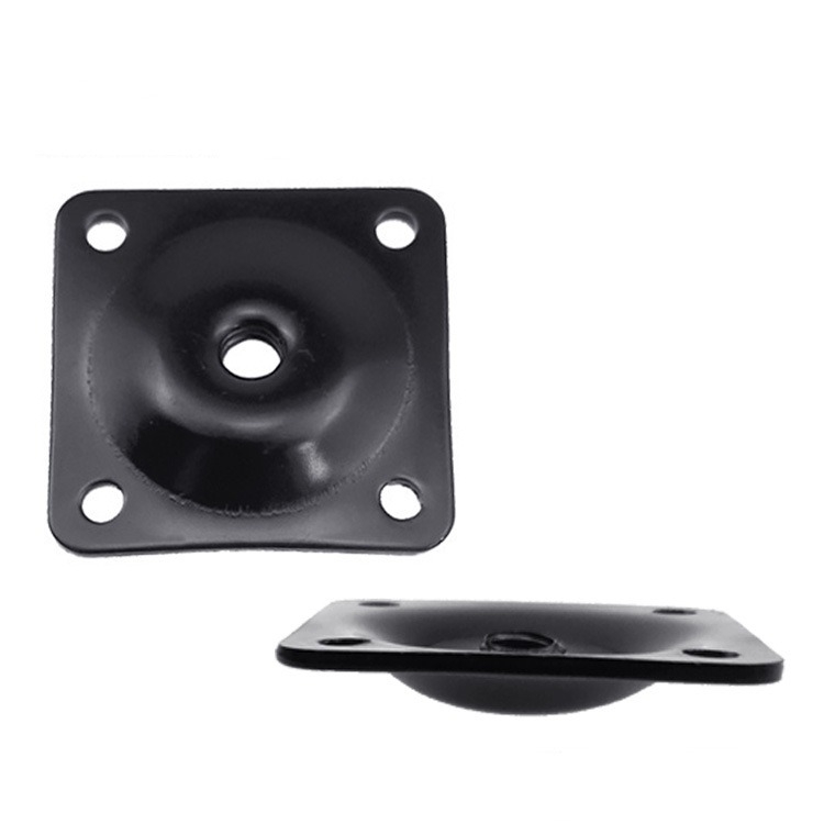 Furniture wooden legs connecting iron plates