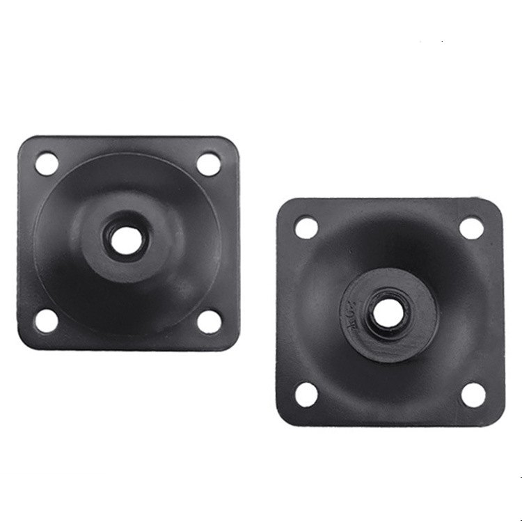 Furniture wooden legs connecting iron plates