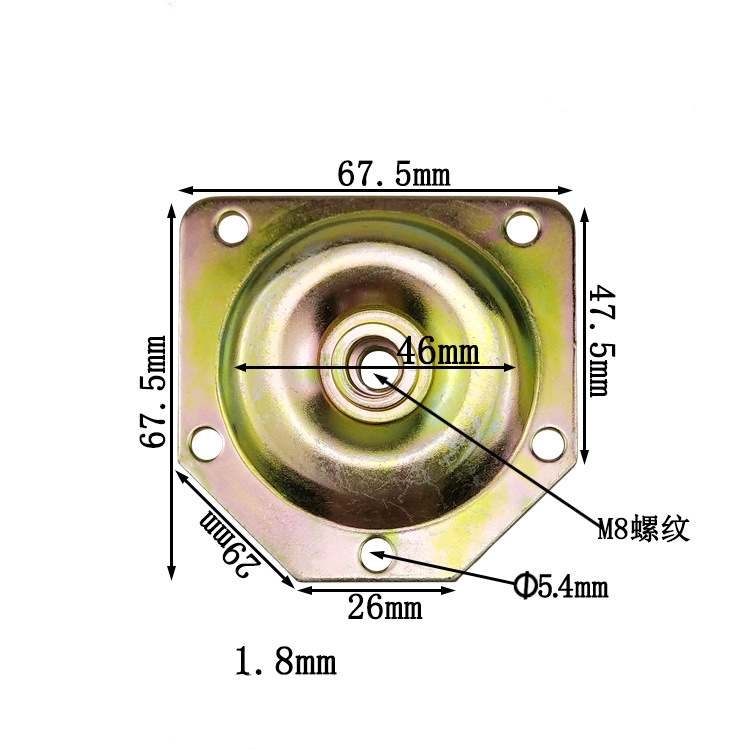Iron Furniture Leg Fixators Wholesale