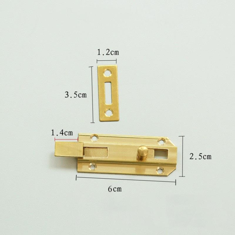 4cm 6cm brass door latches