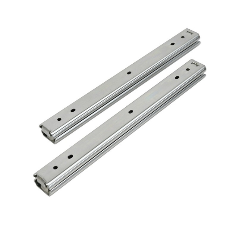 8-inch to 20-inch, 27mm wide three-section steel slide rails