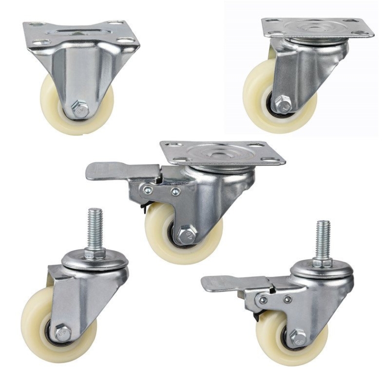 1.5-inch and 2-inch medium nylon wheels