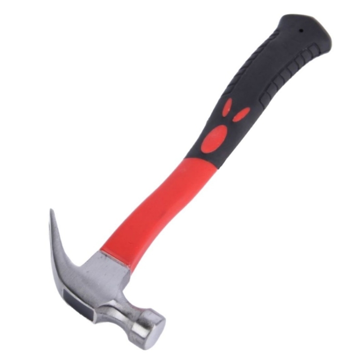 Two-color High carbon steel claw hammer