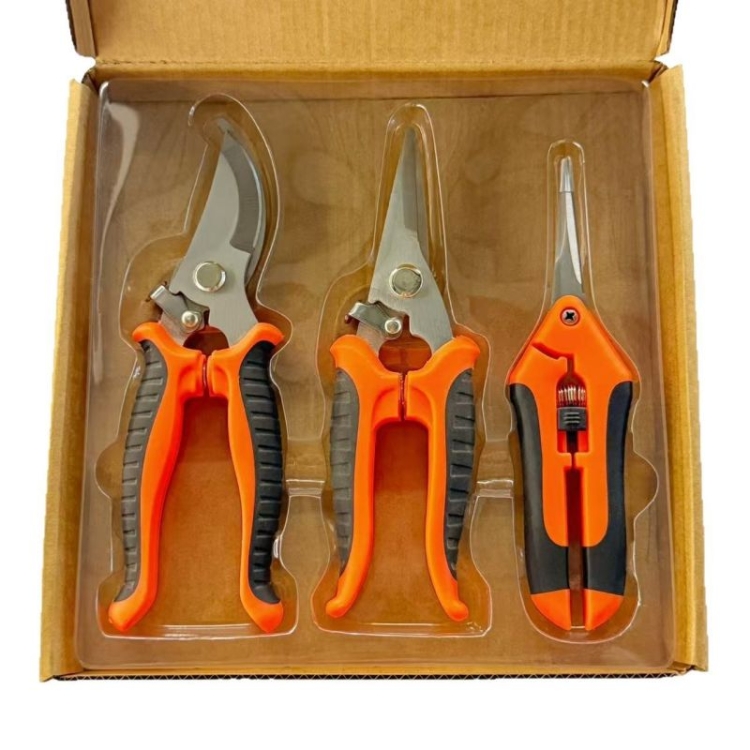 Three-piece set Pruning shears gardening shears