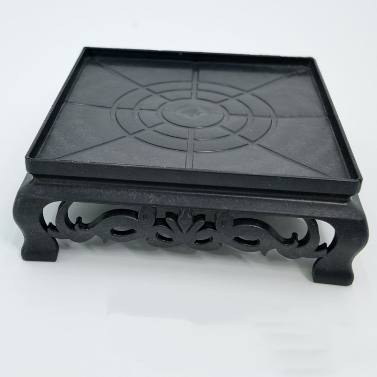 Square plastic flower pot holder