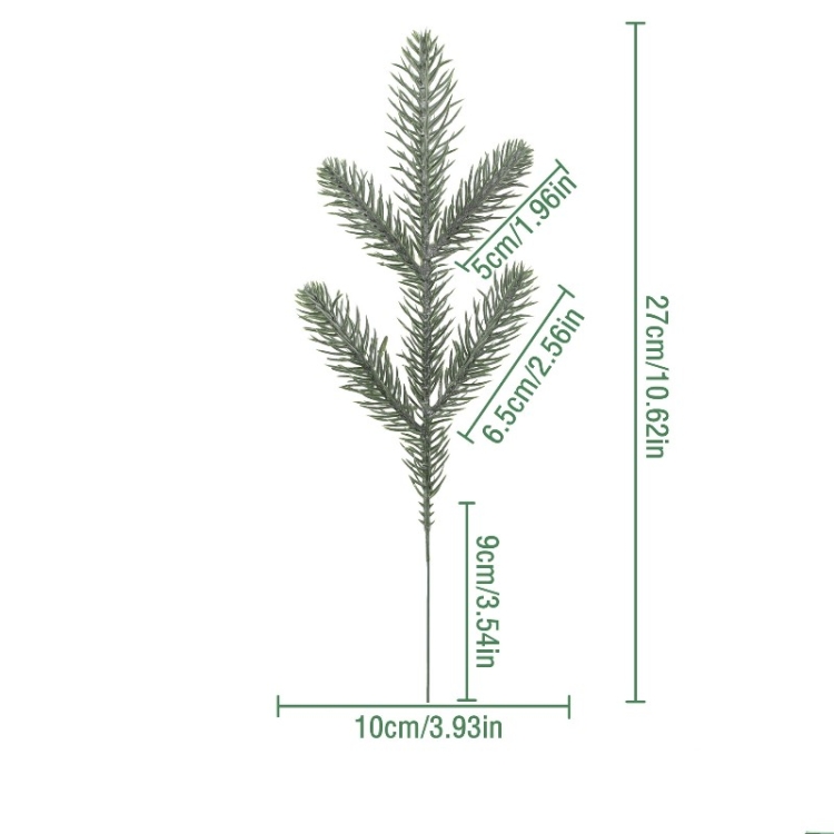 Five-branched simulated pine needles