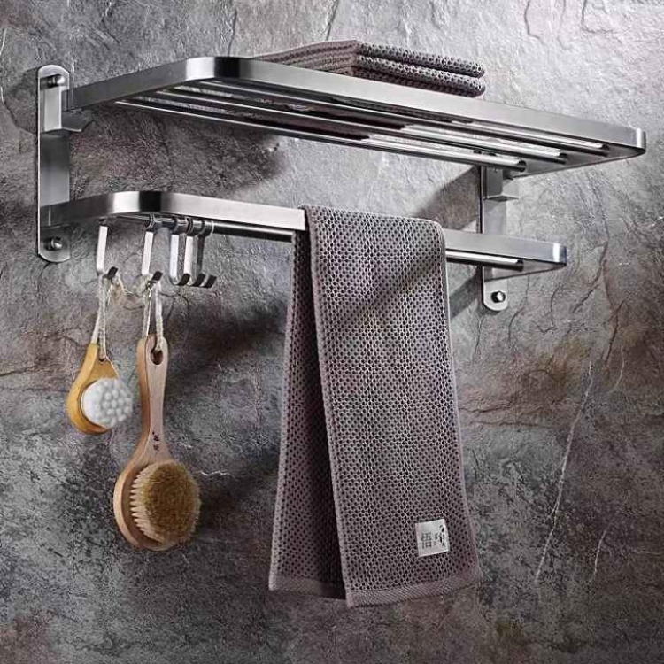 304 Stainless steel brushed bathroom shelf