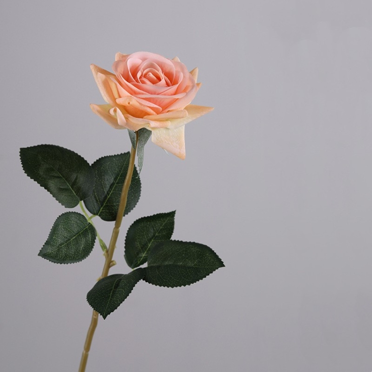 Hand-feel moisturizing artificial rose