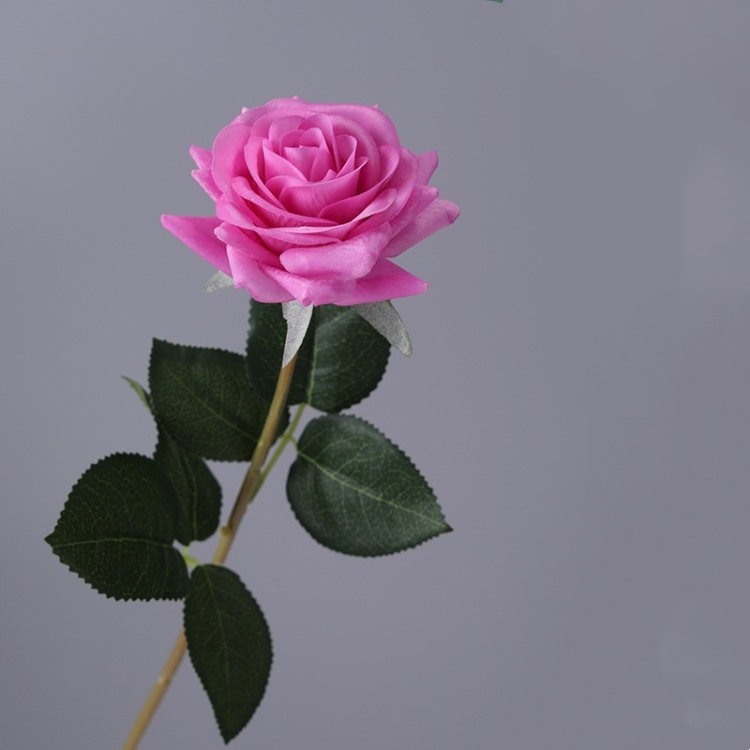 Hand-feel moisturizing artificial rose