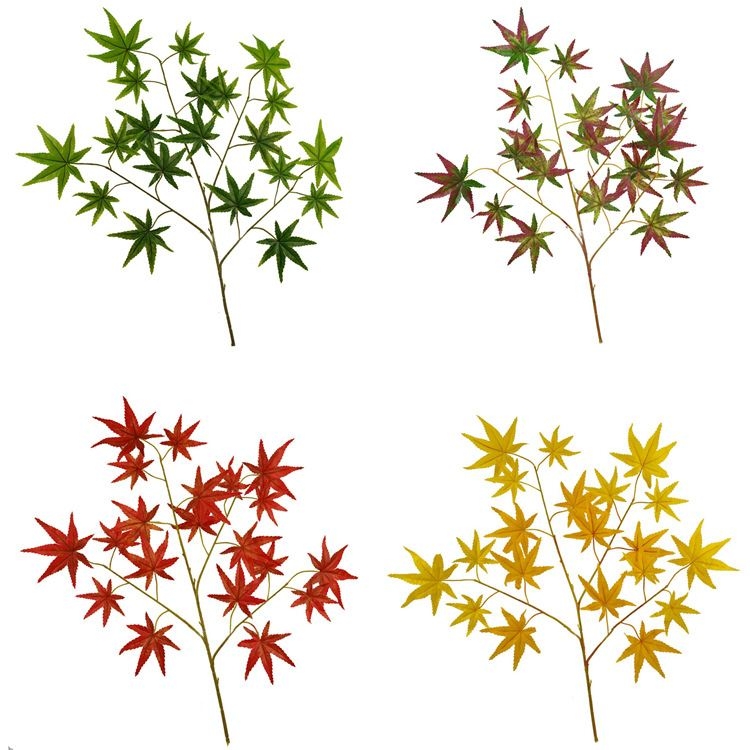 Simulated maple leaf