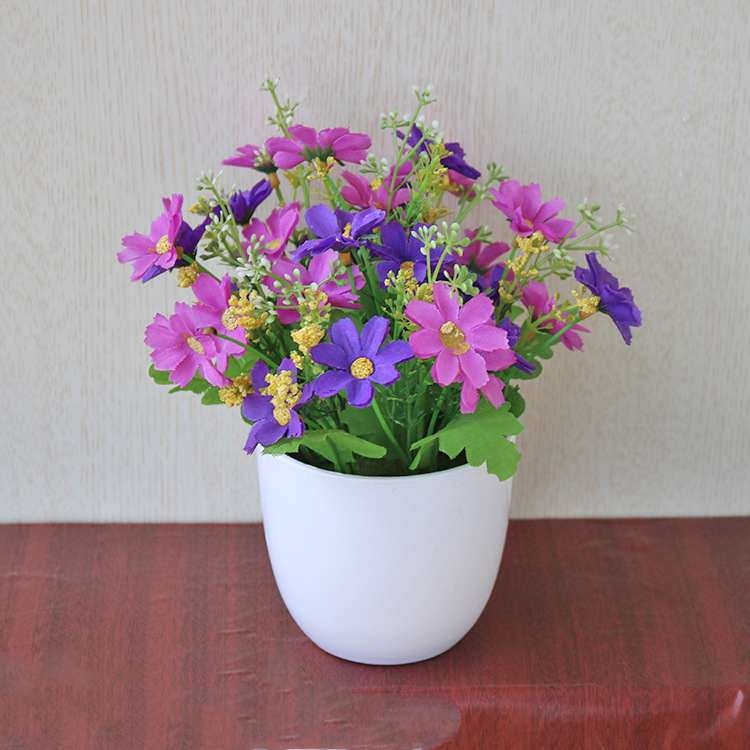 Artificial chrysanthemum potted plant
