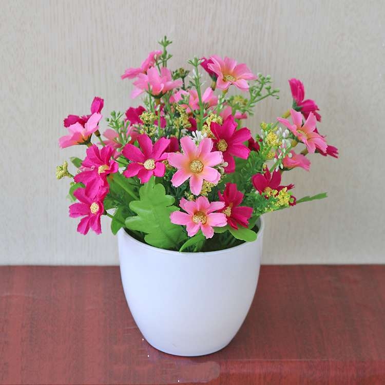 Artificial chrysanthemum potted plant