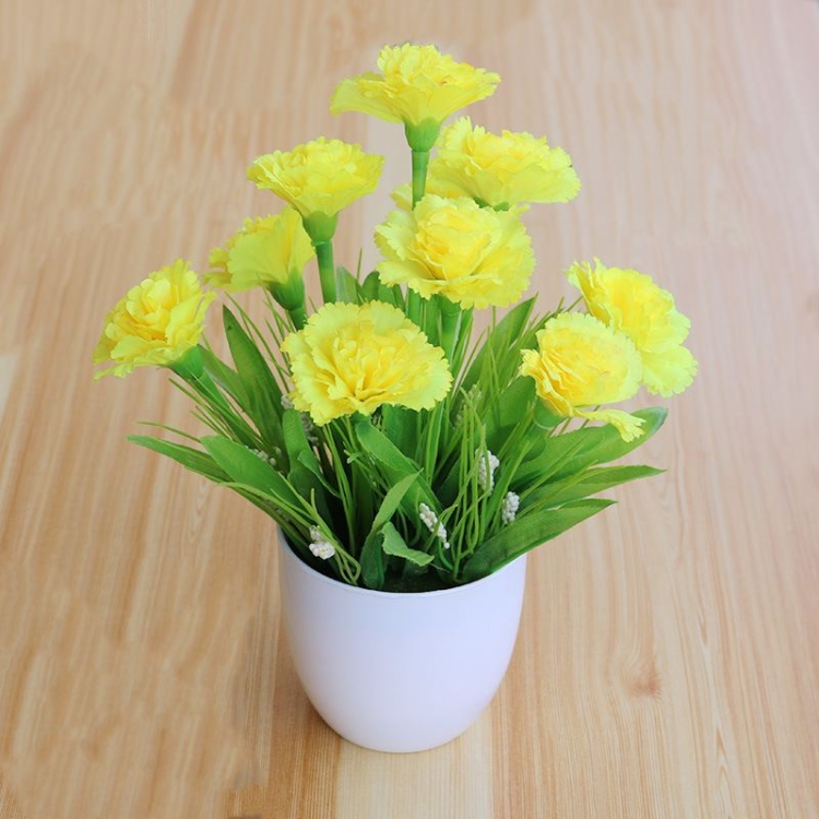 Artificial Carnation Potted Plant
