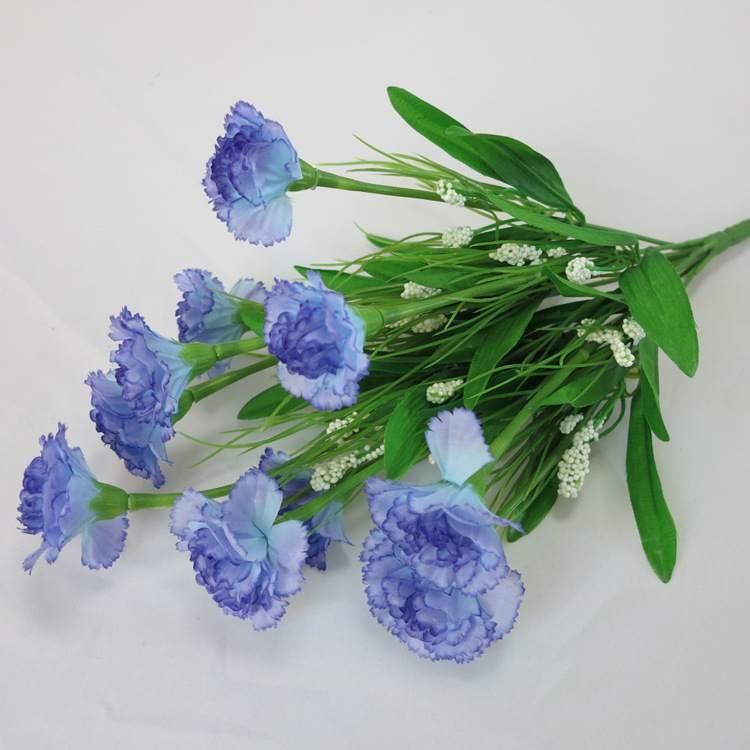 Artificial carnation bouquet