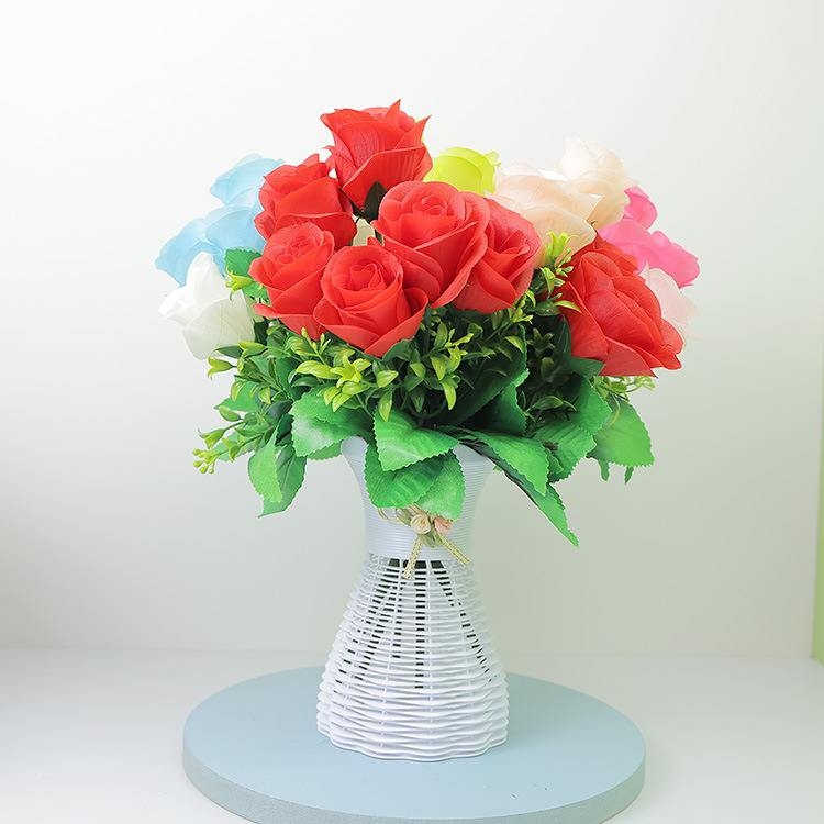 Bouquet of artificial roses