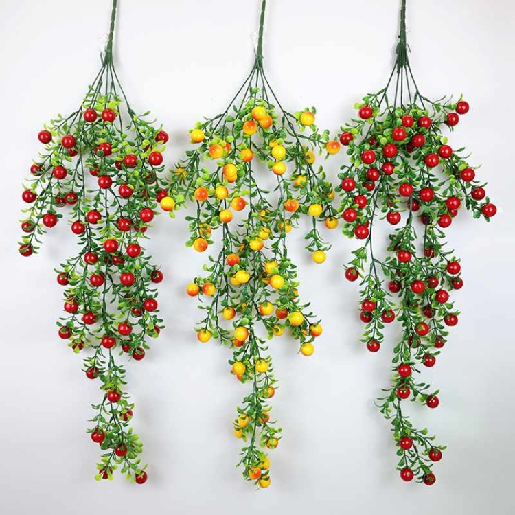 Artificial hanging fruit plant