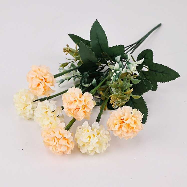 Artificial hydrangea with seven flowers