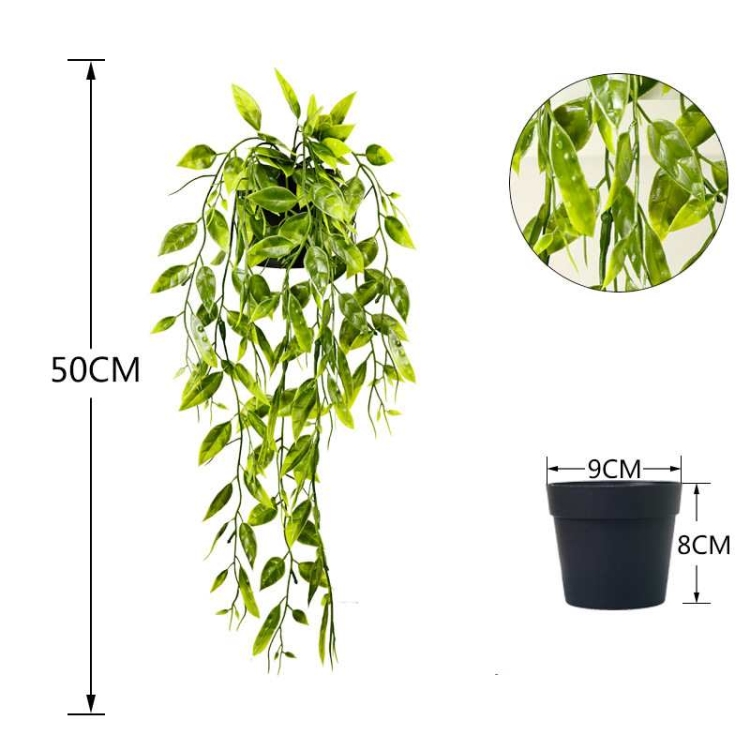 Green faux pea vine