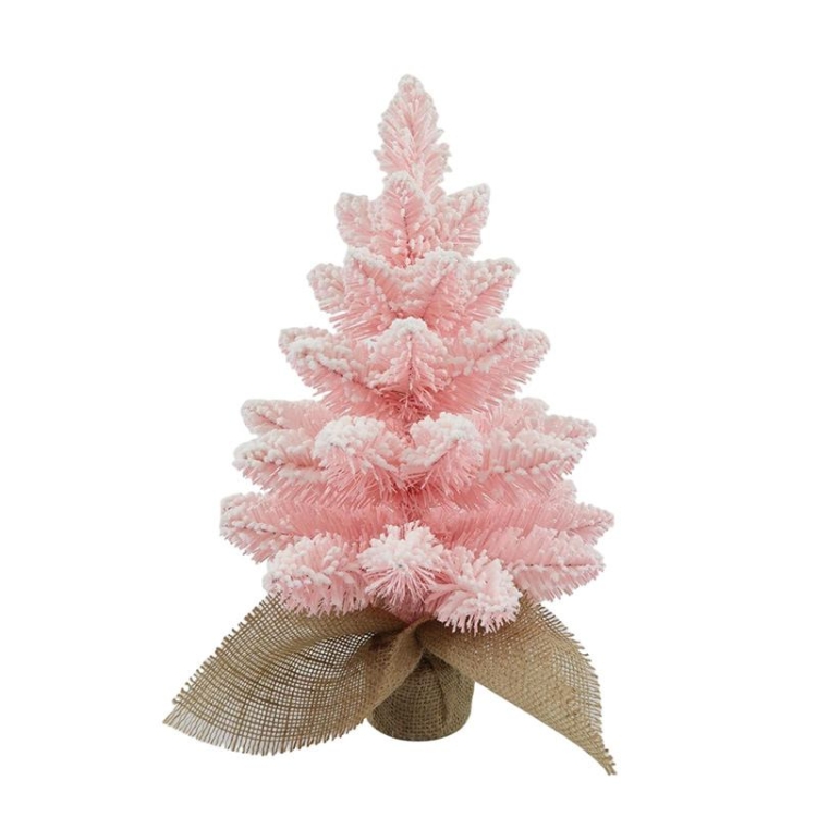 Pink 45cm PVC Christmas tree
