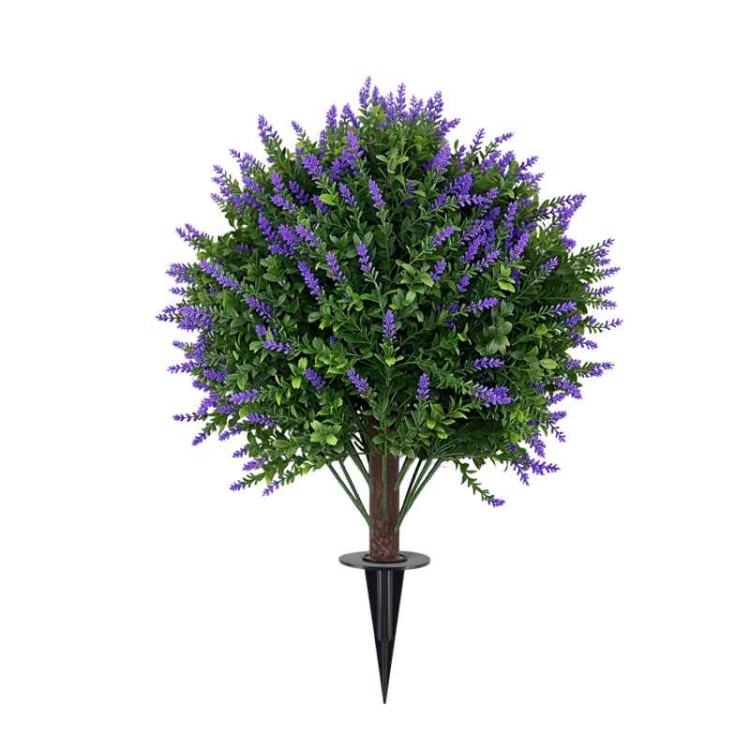 60cm Artificial lavender planted in the ground