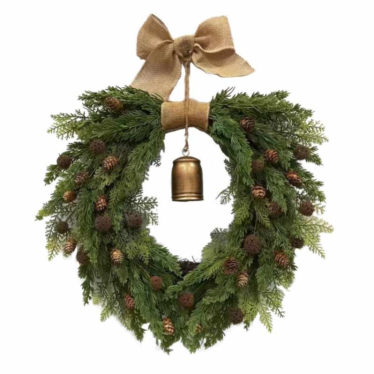 50cm Christmas Bell Wreath
