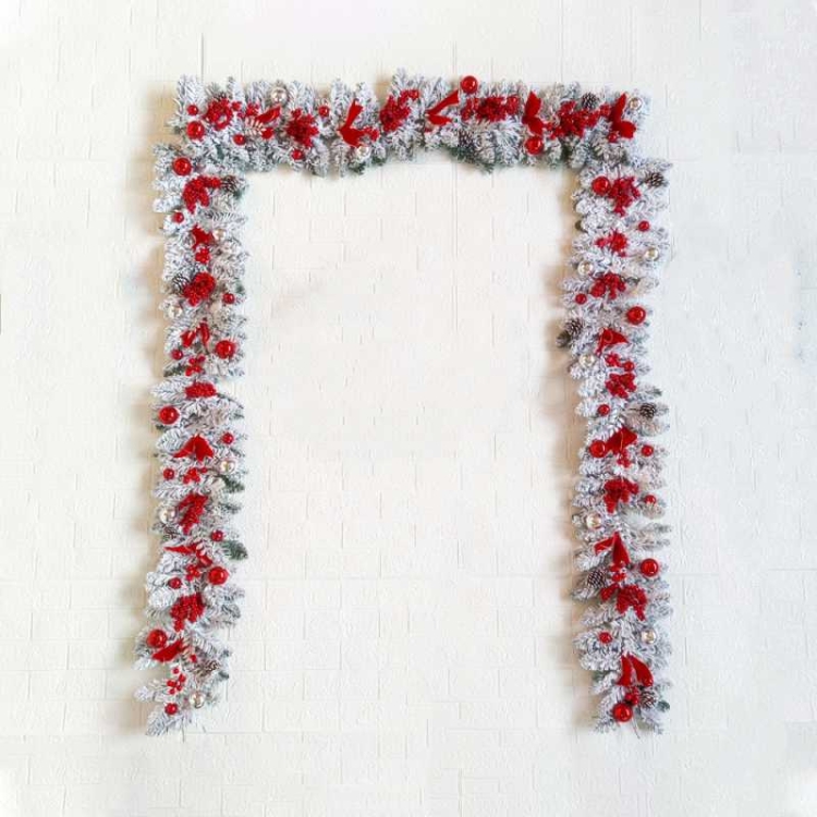 1.2m-1.8m red flocked vines