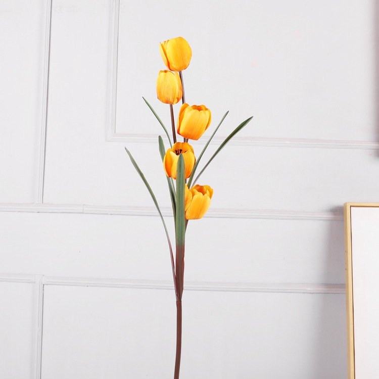 Simulated five-headed tulip