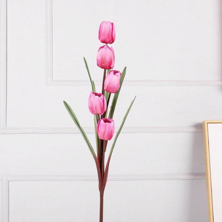 Simulated five-headed tulip