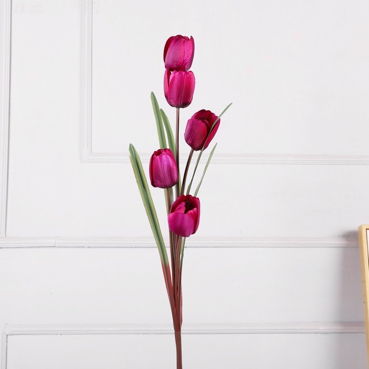 Simulated five-headed tulip
