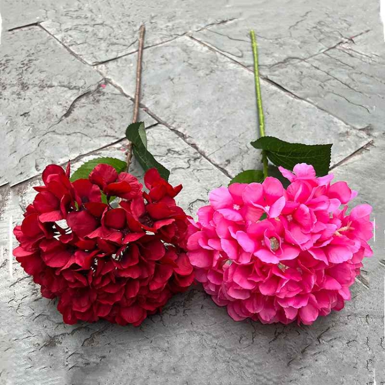 Artificial hydrangea flowers wholesale