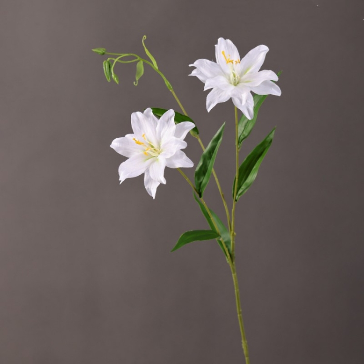 Artificial lilies with two flowers