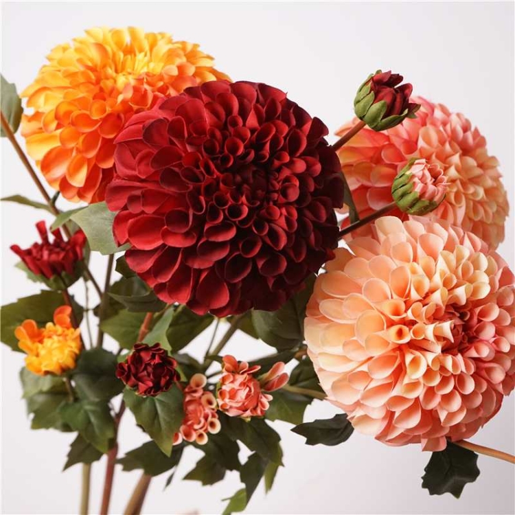 Artificial dahlia wholesale