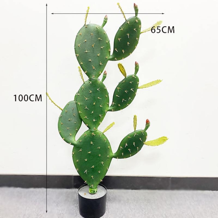 Simulation Flat Cactus Floor Decor