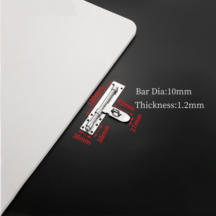 8-inch, 10-inch, 12-inch, 14-inch, and 16-inch door latches