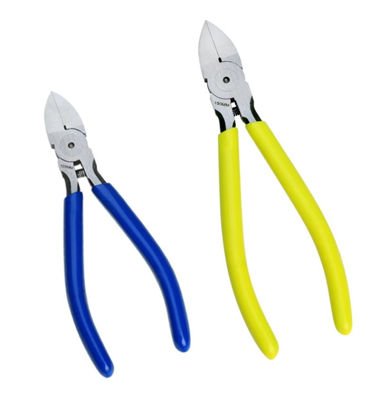 Industrial grade 5-inch and 6-inch chrome vanadium steel sprue pliers