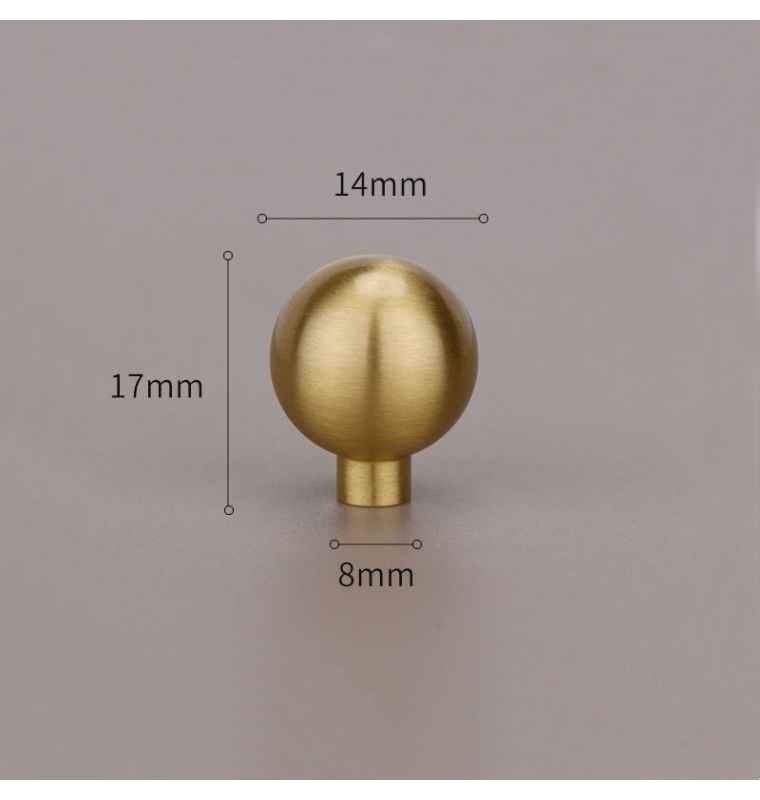 Brass spherical handle wholesale