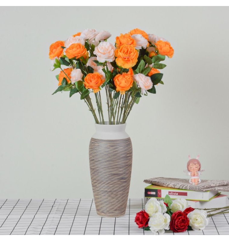 Artificial peony flowers