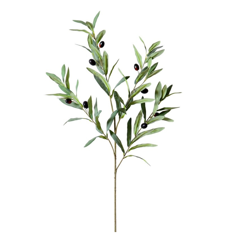 Artificial olive tree plants
