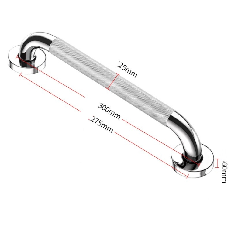 Dia25mm 304 stainless steel 300-600mm Anti-slip bathroom grab bars wholesale
