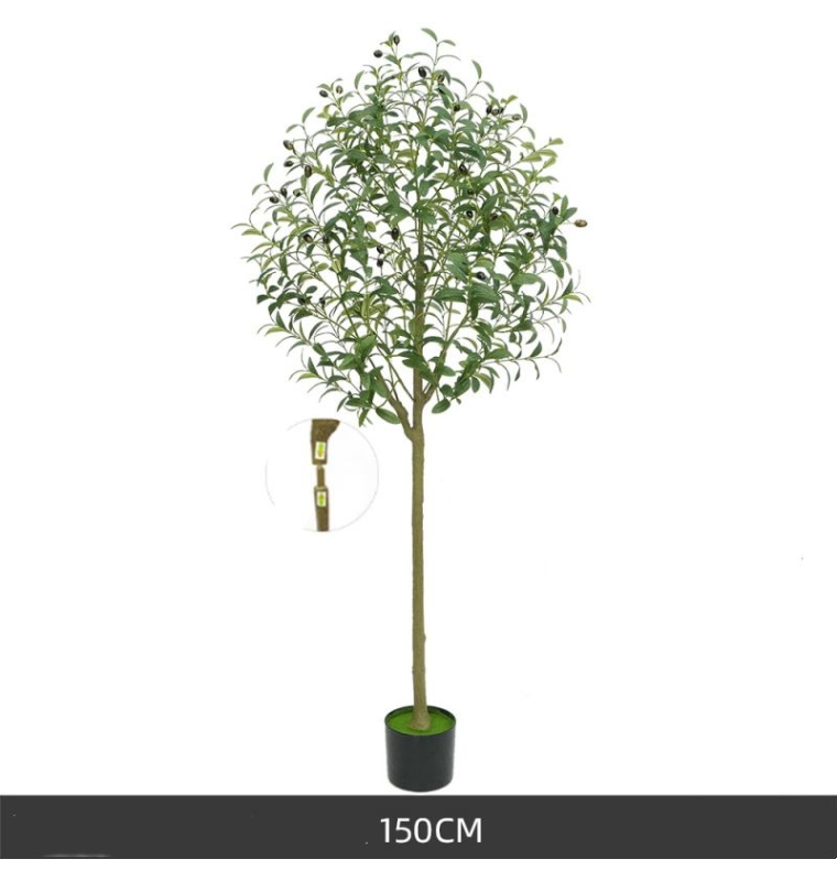 150-210cm artificial disassembly type olive tree