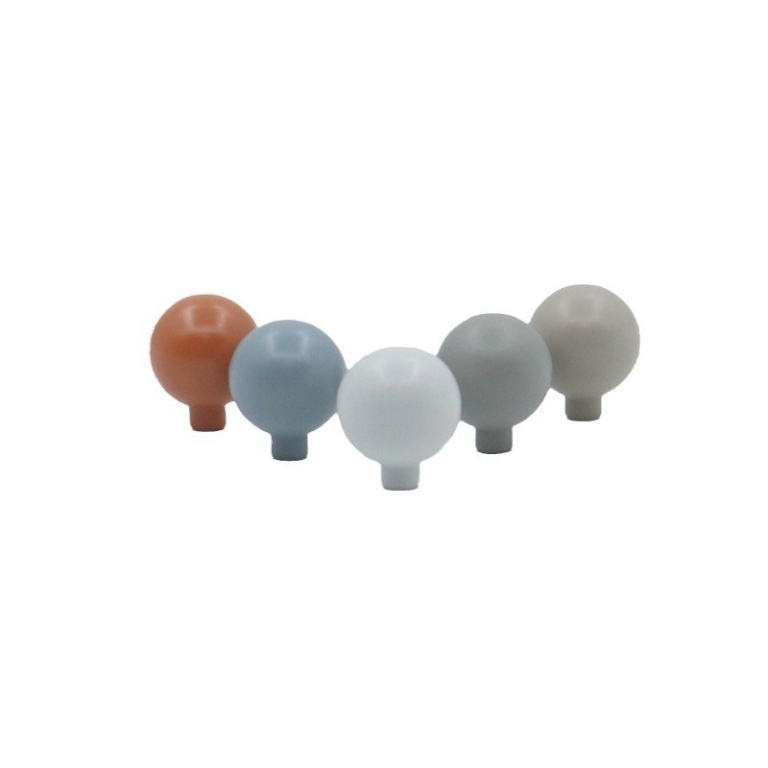 Simple spherical spray paint single-hole aluminum alloy handle