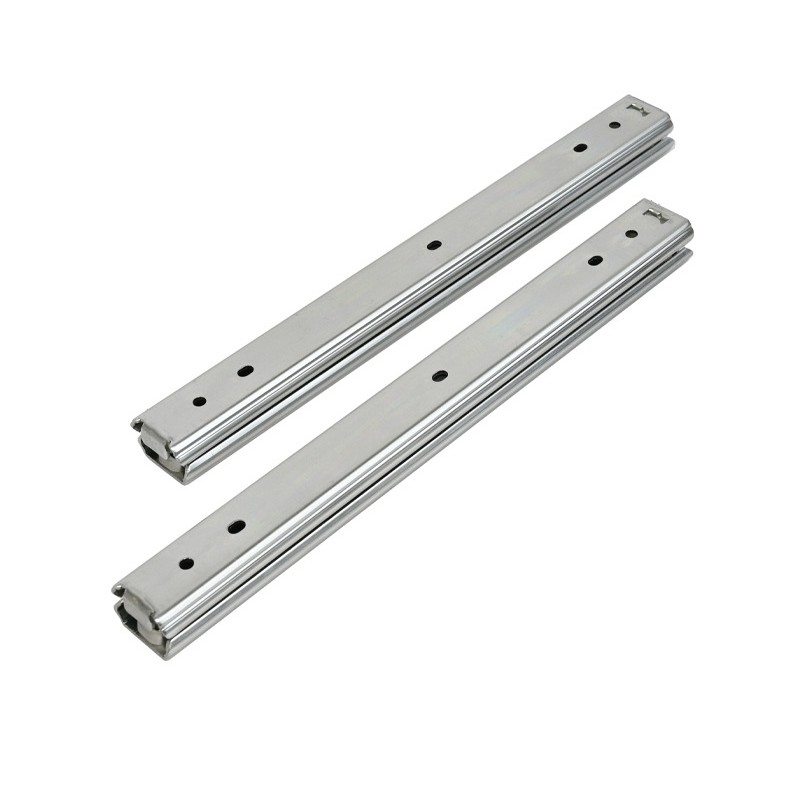 8-inch to 20-inch, 27mm wide three-section steel slide rails
