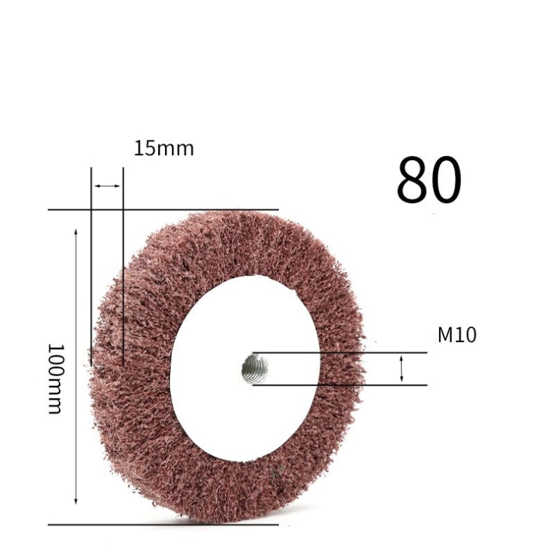 M10 angle grinder special wire drawing wheel