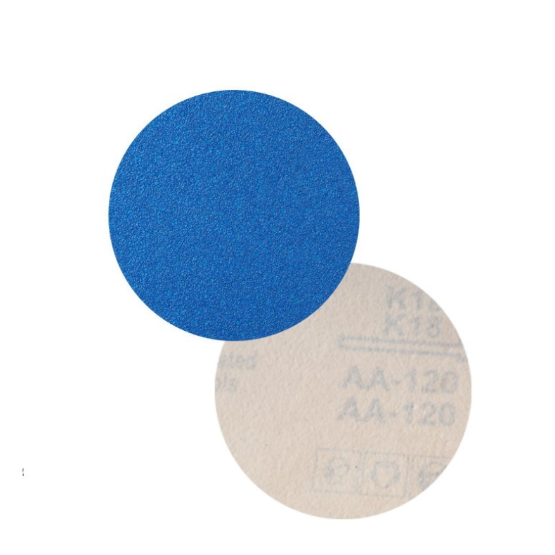 4-inch and 5-inch blue flocked sandpaper