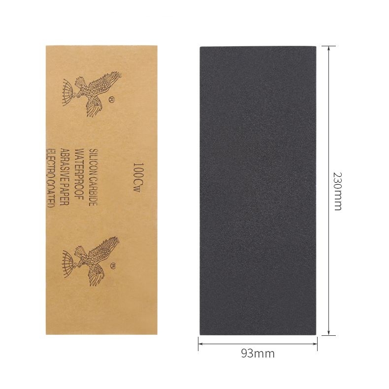 9*3.6 inch rectangular sandpaper