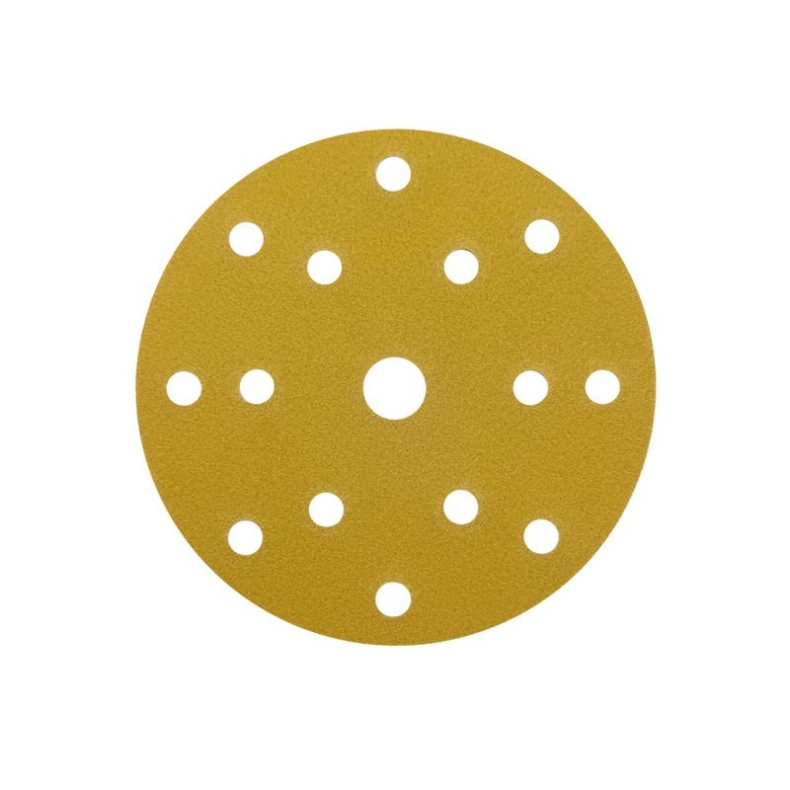 6-inch 15-hole yellow flocked sandpaper
