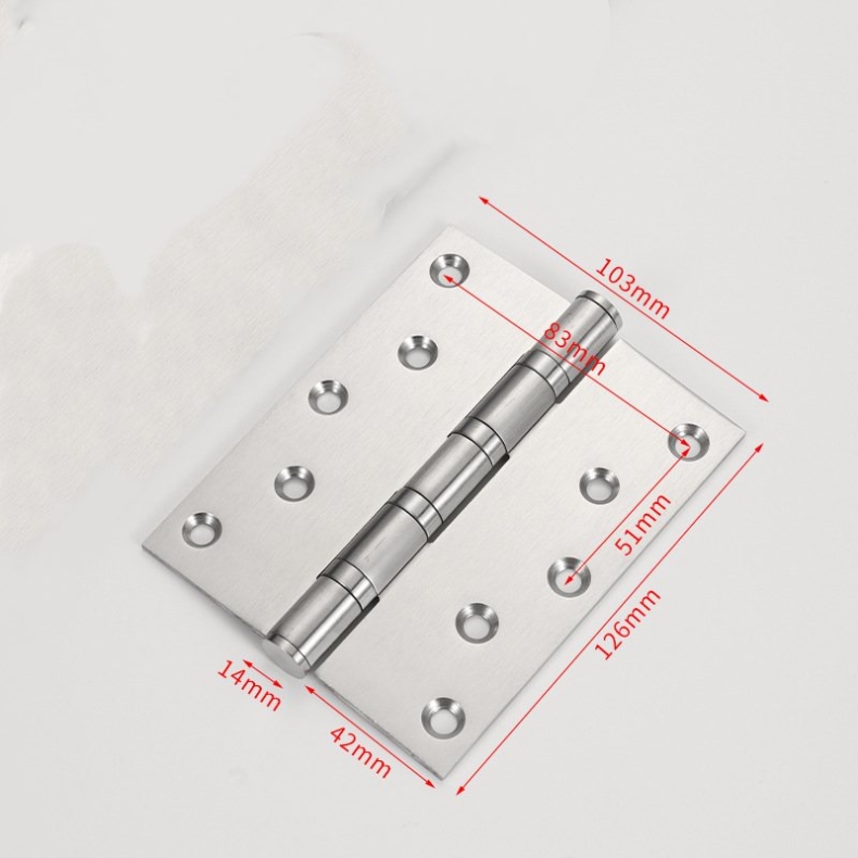 3-inch, 3.5-inch, 4-inch, and 5-inch stainless steel silent hinges